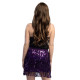 MINIJUPE SPARKLE VIOLET (M/L)