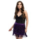 MINIJUPE SPARKLE VIOLET (M/L)