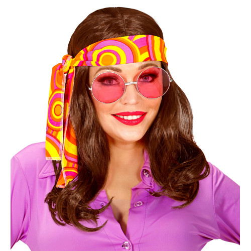 PERRUQUE 70'S DISCO FEVER MARRON