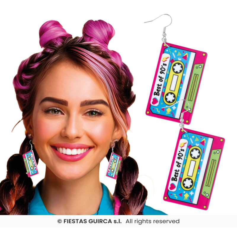 BOUCLES D'OREILLES CASSETTE