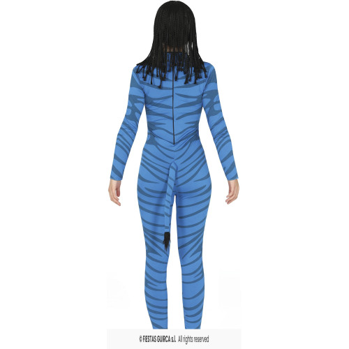 COSTUME FELINE BLEU S