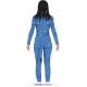 COSTUME FELINE BLEU S