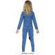 COSTUME FELIN BLEU 10/12ANS