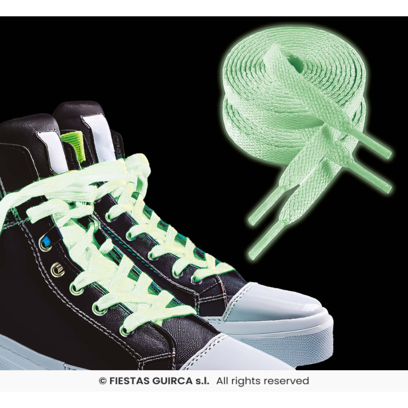 PAIRE DE LAÇETS FLUORESCENTS