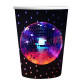 8 GOBELETS LET'S DISCO 25 CL