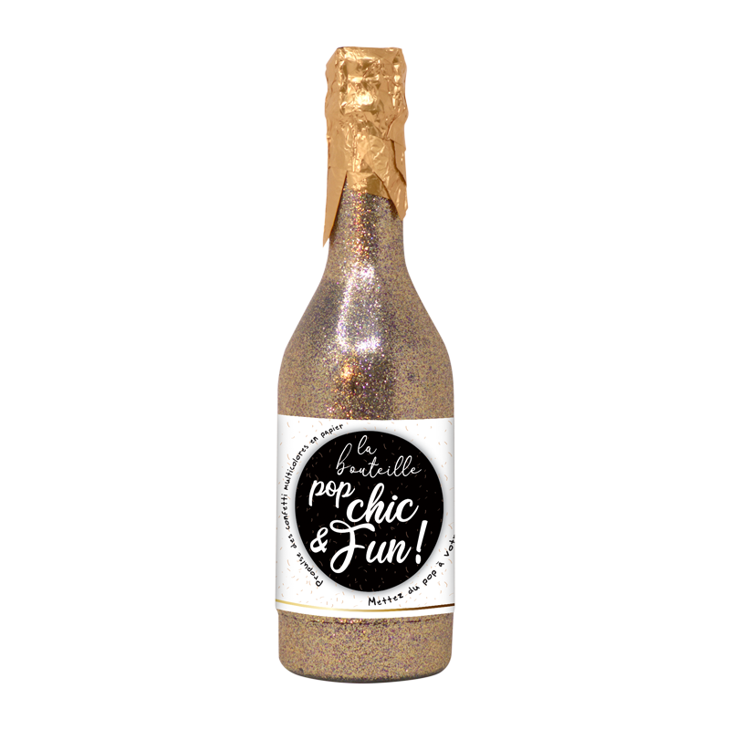 BOUTEILLE "POP" XL DOREE