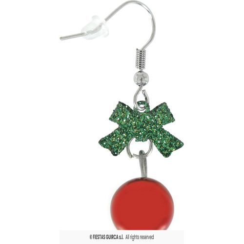 BOUCLES D'OREILLES BOULES DE NOEL