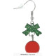 BOUCLES D'OREILLES BOULES DE NOEL