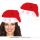 BONNET DE NOEL AVEC ETOILES