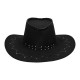 CHAPEAU COWBOY SAVANNE NOIR