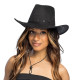 CHAPEAU COWBOY SAVANNE NOIR