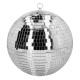 BOULE DISCO ARGENT 40CM