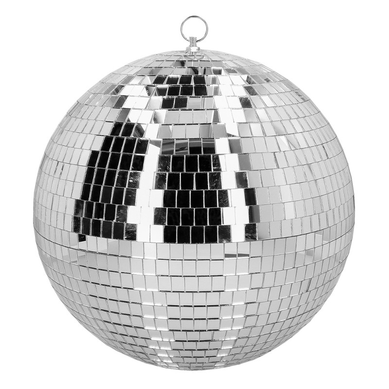 BOULE DISCO ARGENT 40CM
