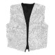 SET SPANGLES ARGENT L/XL