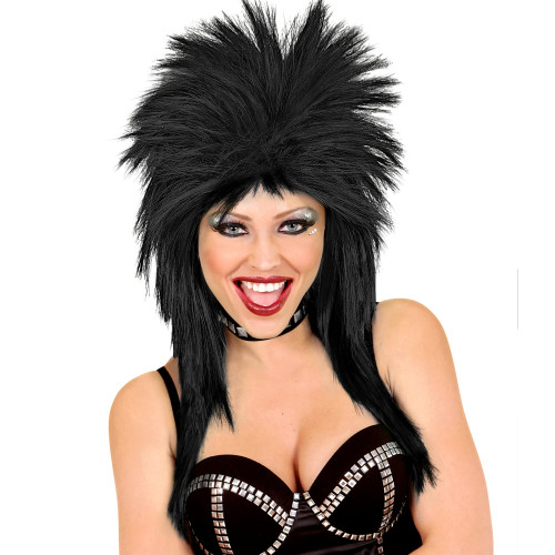 PERRUQUE ROCK STAR NOIRE