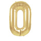 BALLON CHIFFRE 0 OR 86CM