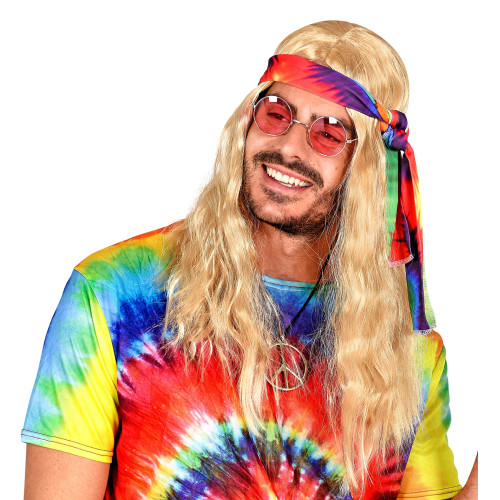 PERRUQUE HIPPIE BLONDE