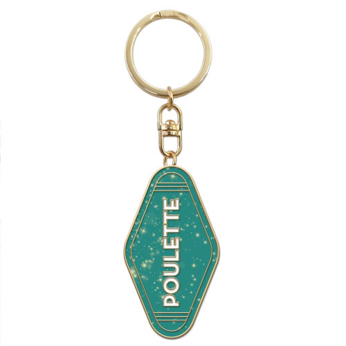 PORTE CLES PAILLETTES POULETTE