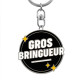 PORTE CLES METAL GROS BRINGUEUR