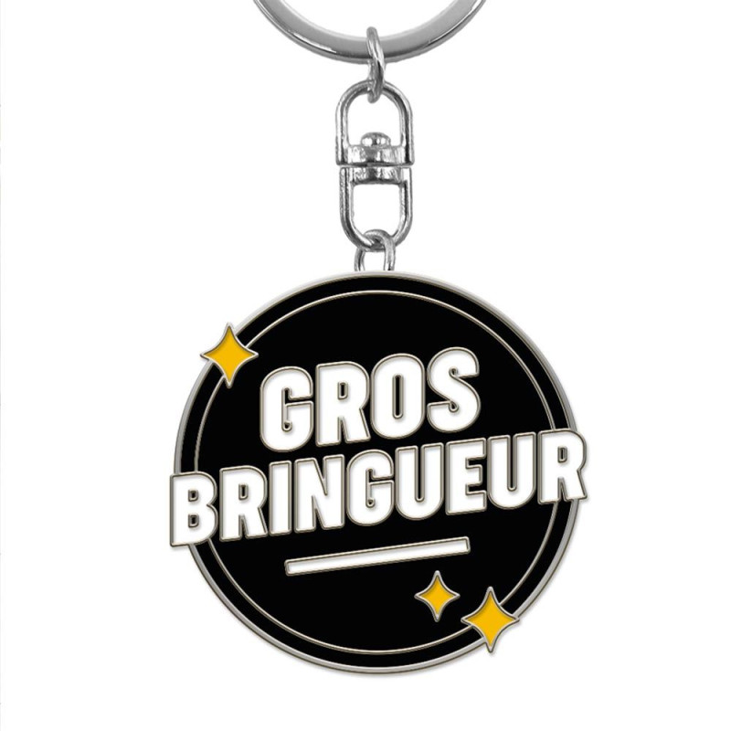 PORTE CLES METAL GROS BRINGUEUR