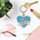 PORTE CLES PAILLETTES CHIEUSE