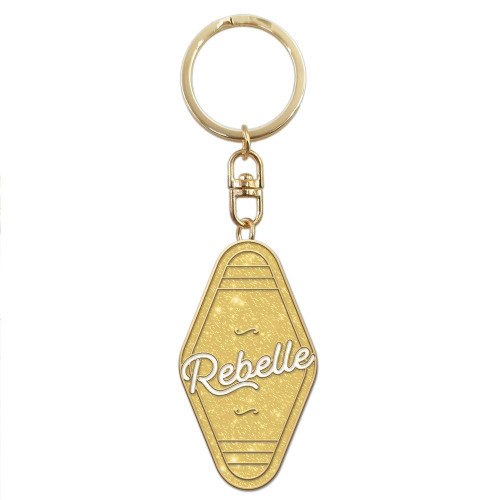 PORTE CLES PAILLETTES REBELLE