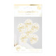 6 BALLONS CONFETTIS PARTY DORE