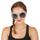 LUNETTES DISCO MOUCHE - ARGENT