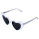 LUNETTES COEUR BLANC