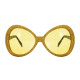 LUNETTES DISCO MOUCHE OR
