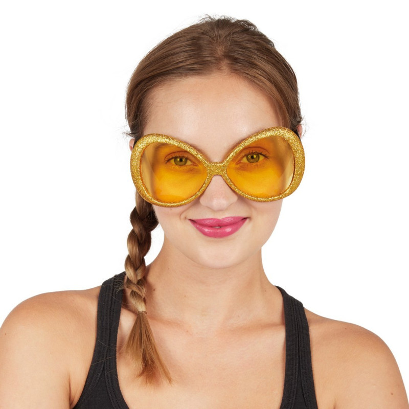 LUNETTES DISCO MOUCHE OR