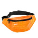 SAC CEINTURE A PAILETTES ORANGE