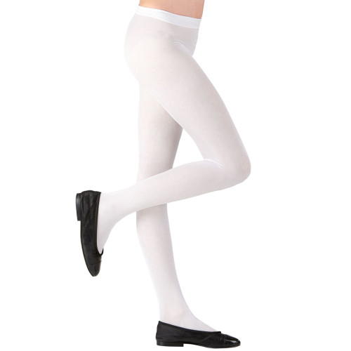 COLLANT COULEUR BLANC ENFANT