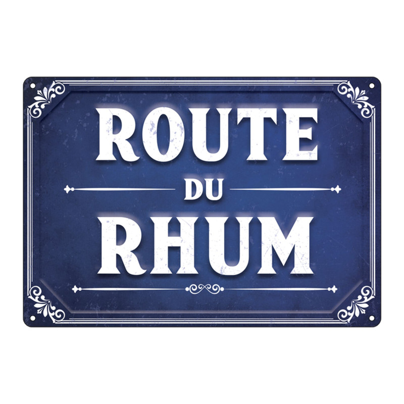 PLAQUE RUE ROUTE DU RHUM
