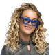 LUNETTES PARTY LED BLINK BLEU