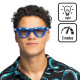 LUNETTES PARTY LED BLINK BLEU