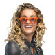 LUNETTES PARTY LED BLINK ORANGE
