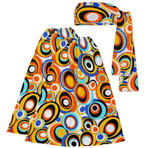 SET ANNEES 70 BANDEAU &amp; JAMBIERE