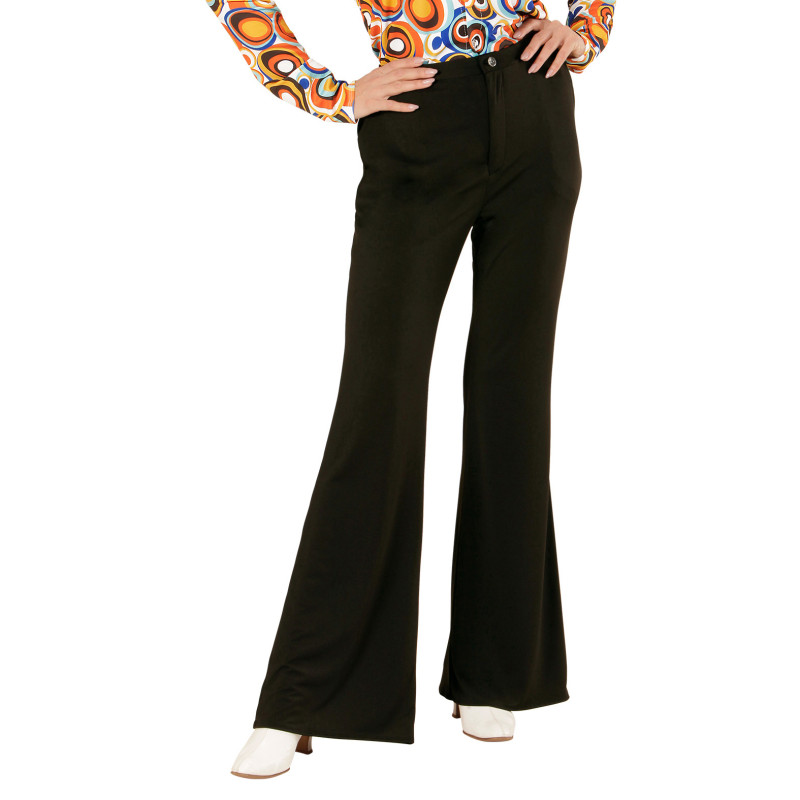 PANTALON NOIR FEMME 70'S S/M