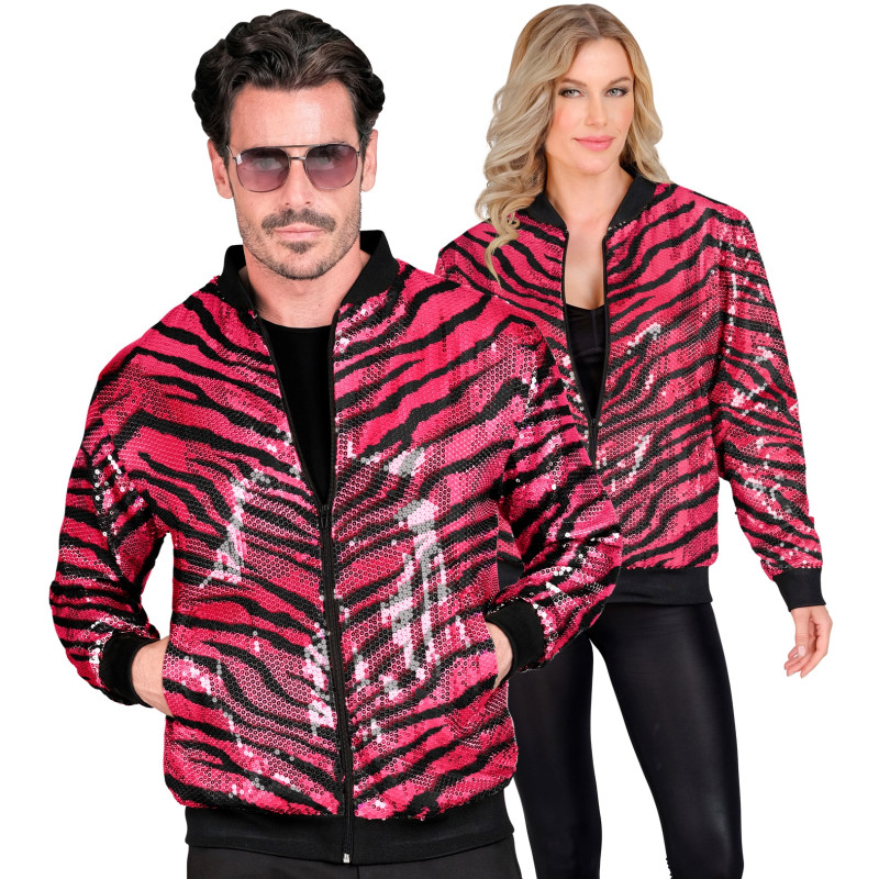 BOMBER PARTY ANIMALIER ROSE XXL