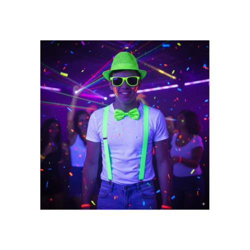 SET 4 PIÈCES SEQUIN VERT