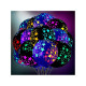 10 BALLONS FLUO NEON UV STARS