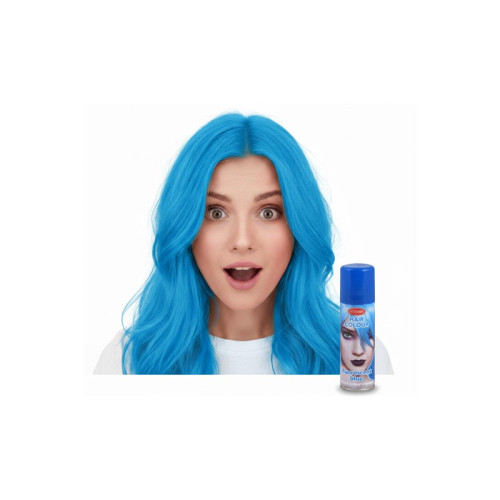LAQUE CHEVEUX  BLEU FLUO 125ML