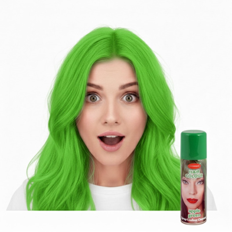 LAQUE CHEVEUX  VERT 125ML