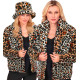 VESTE FEMME PELUCHE LEOPARD XXL