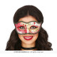 LOUP VENETIEN PEIND EN ROUGE