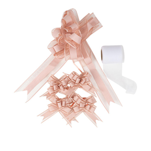 KIT DECO VOITURE ROSE POUDRE