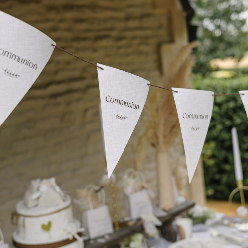 GUIRLANDE "COMMUNION" LIN/OR