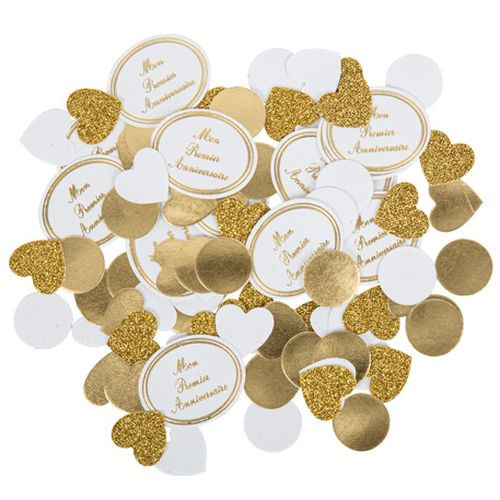 100 CONFETTIS "MON PREMIER ANNIVERSAIRE"