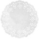 SET TABLE DENTELLE BLANC